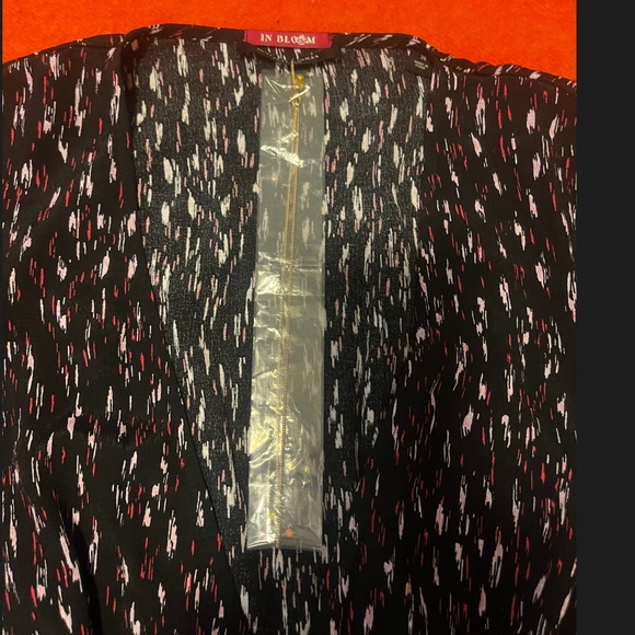 Scotch & Soda In Bloom ruffled edging crossover long sleeve dress NWT - Picture 7 of 15